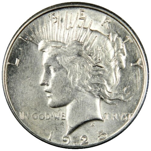 1925 S PEACE SILVER DOLLAR GENUINE U.S. MINT RARE KEY COIN | eBay
