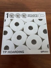Funwares TP Hoarding Toilet Paper Jigsaw Puzzle 1000 Piece - 27" x 19"
