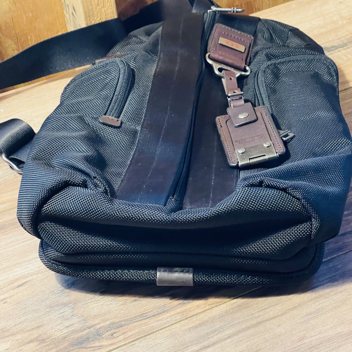 Tumi Alpha Bravo 22318 HKH Monterey Sling Bag Black with