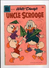 Dell WALT DISNEY'S UNCLE SCROOGE #23 Barks art 1958 FR Vintage Comic