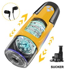 Masturbaters Automatic HandsFree Rotating Cup Thrusting Stroker Sex Toy for Male