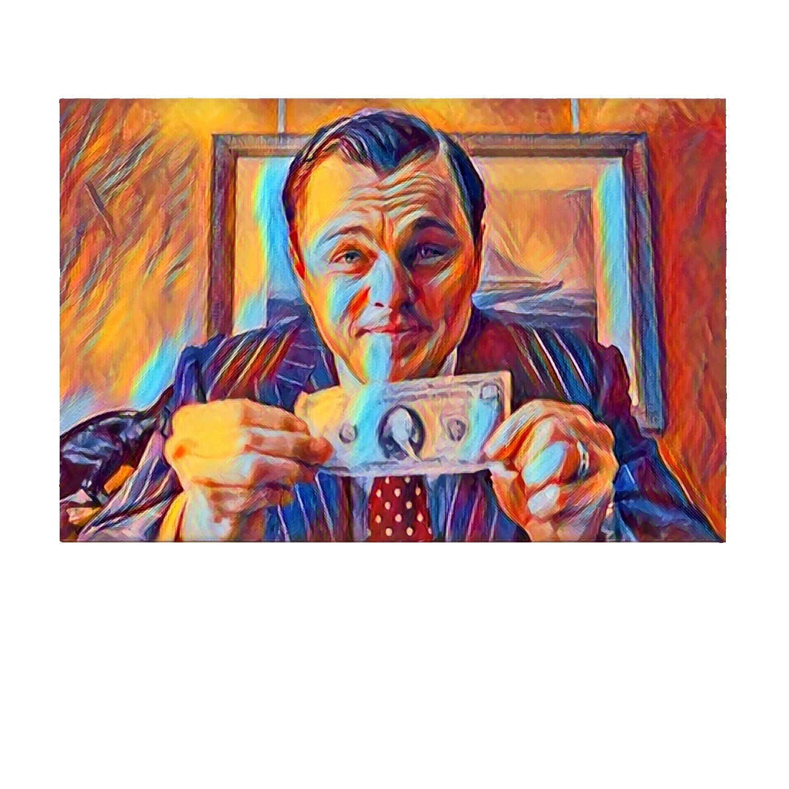 Realismo impresiones artísticas de vino