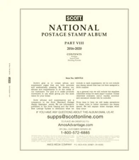 Scott Stamp Pages United States National Postage Album Part 8 2016 - 2020 New