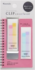 New Kanmido Cocofusen Clip Pastel Pink S CF-7008 Film Sticky Notes Clip Type
