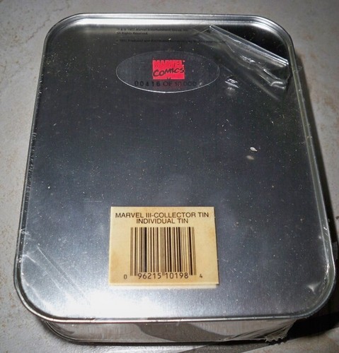 1992 Skybox Marvel Universe Series 3 Collector's Tin (Sealed) #00416 Of 10000 - Picture 6 of 6