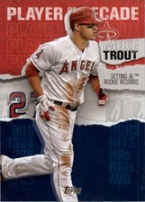 2020 Topps Baseball Player of the Decade Mike Trout Insert - Parallel Cards