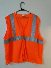 3M Reflective Material Safety Vest ANSI/ISEA 107-2004 Class 2 Level 2, 2× Large.