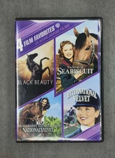 4 Film Favorites: Classic Horse Films (Black Beauty, National Velvet, Internatio