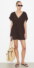 TORY BURCH  BELTED LINEN DRESS, NWT, Retail Price $495.00