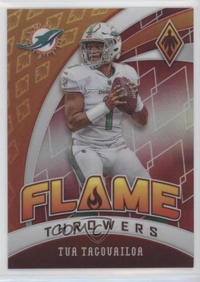 2020 Panini Phoenix Flame Throwers Red 148/299 Tua Tagovailoa #29 Rookie RC 0g27