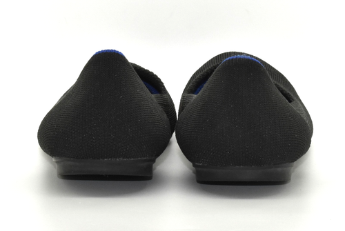 A8 Auth ROTHY'S The Flat Black Round Toe Slip On Ballet Shoes Size US W9 - Picture 4 of 8