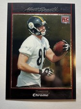 Matt Spaeth Bowman Chrome BC23 Topps 2007 Rookie Card RC Steelers. rookie card picture