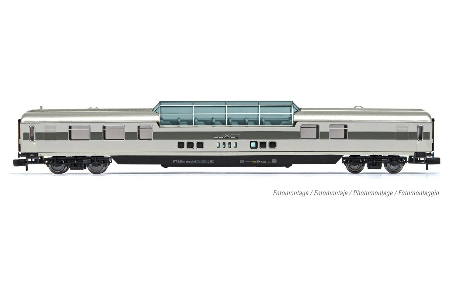 Arnold DB, 4-unit set ''Interzonenzug'', consists of type m coaches, period IV-V