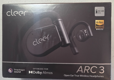 Cleer ARC 3 True Wireless Open Ear Headphones - Dolby Audio