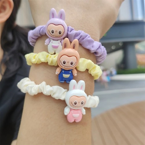 Carino cartone animato Kawaii corde capelli elastico coda di cavallo supporto per ragazze e donne - Foto 3 di 8