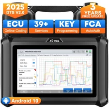 2025 XTOOL D7S V2.0 All System Diagnostics Bidirectional Auto Scanner ECU Coding