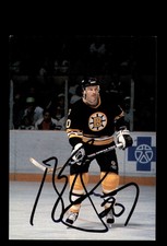 Signed Hockey Card Auto Bob Sweeney 1990-91 Sports Action Boston Bruins