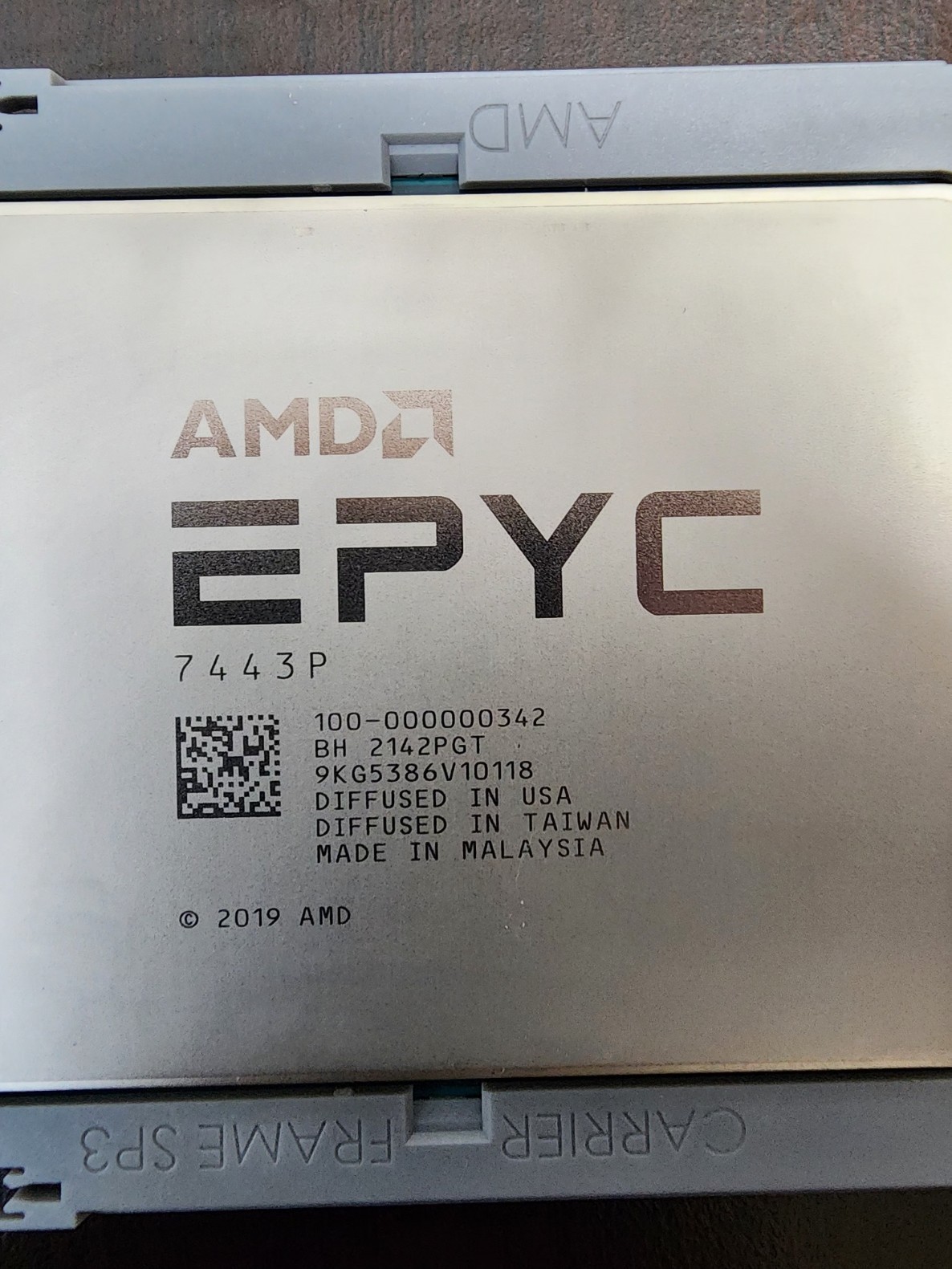 AMD EPYC 7443P CPU 24-Core 48-Thread | 2.85GHz Base 4.0GHz Boost | SP3 UNLOCKED