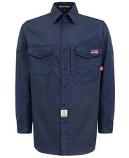 BOCOMAL FR Work Shirt 6oz Ripstop Water Repellent Fire Resistant HRC2 APTV8.0