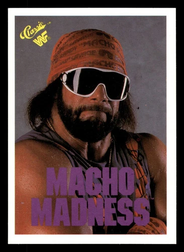 1990 CLASSIC WWF WRESTLING ? NM Trading Card #60 ? "MACHO KING" RANDY SAVAGE