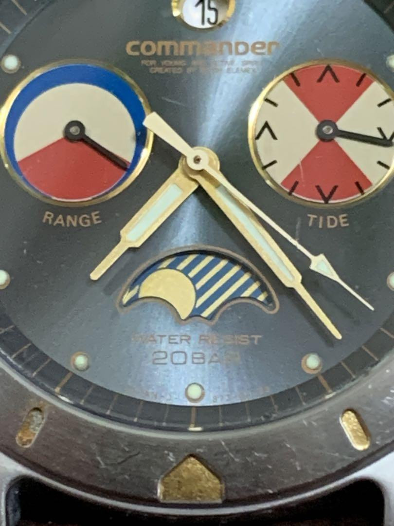 Ricoh Commander 20 Rage Tide Men's Watch Quartz Analog Round Ricoh Commander 20 Rage Tide Men's Watch Quartz Analog Round