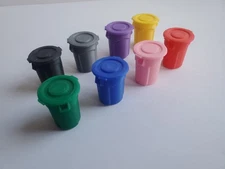 Trash Cans 1/24 1/25 Scale for Diorama Shop Display Restaurant Garage Railroad