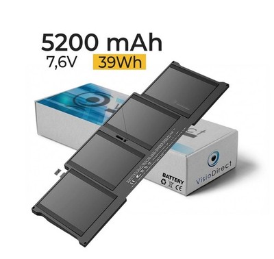 Akku für Apple MacBook Air ''Core i7'' 1.7 13'' Mi-2013 1.7 13'' 2014 5200mAh