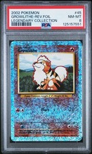 2002 POKEMON LEGENDARY COLLECTION #45 GROWLITHE-REVERSE FOIL PSA 8 on eBay
