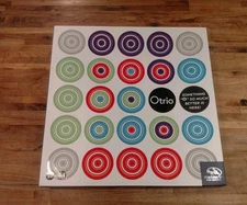 Otrio Game, Marbles: Brain Workshop, 2015 Bamboo Board Complete