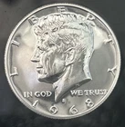 1968-S Kennedy Half Dollar Direct From Proof Set- 40% Silver!