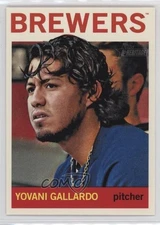 2013 Topps Heritage High Number SP Yovani Gallardo #476