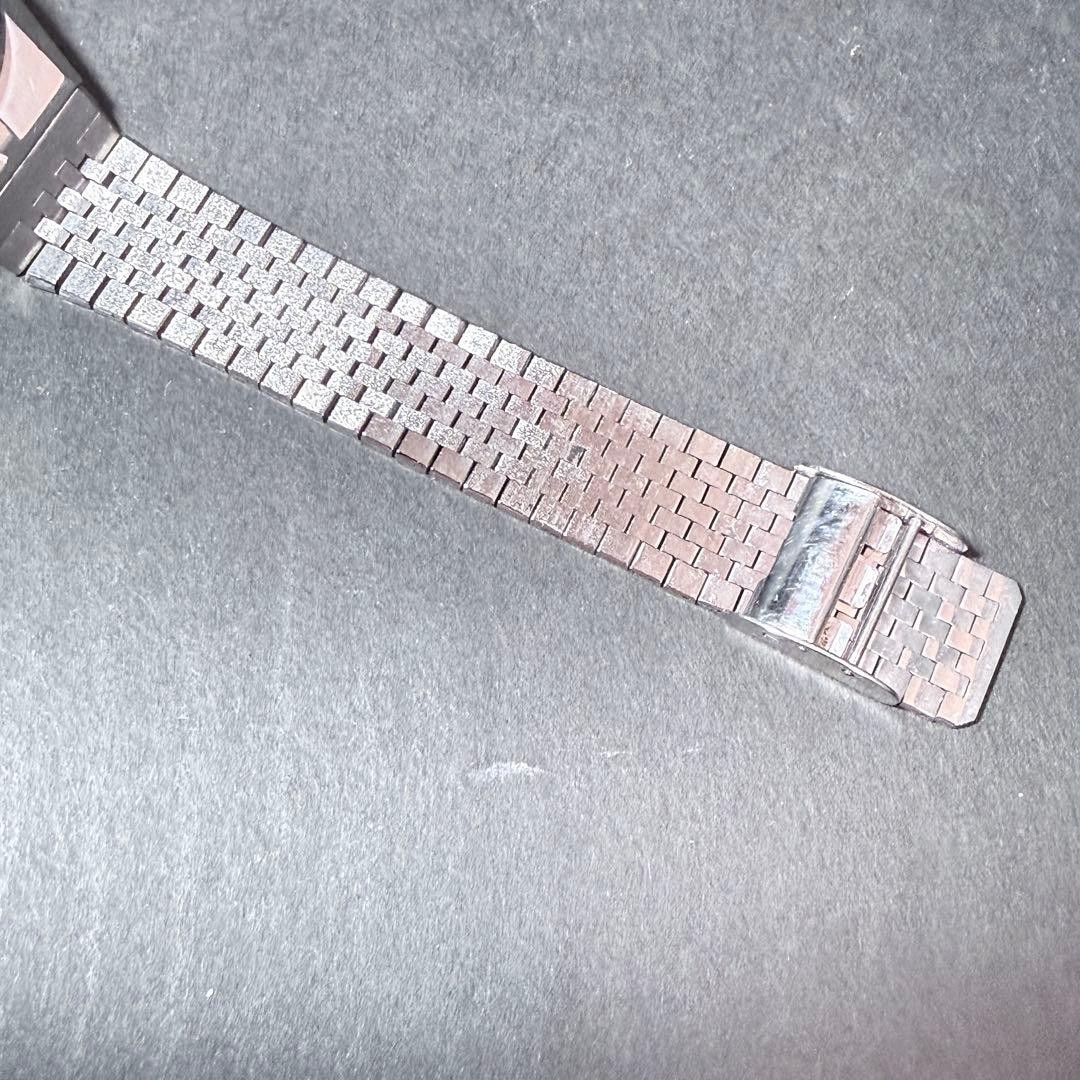 SEIKO KING QUARTZ 0853-8035 Men's Vintage Guilloche Dial Watch - 7.5 inch image 6