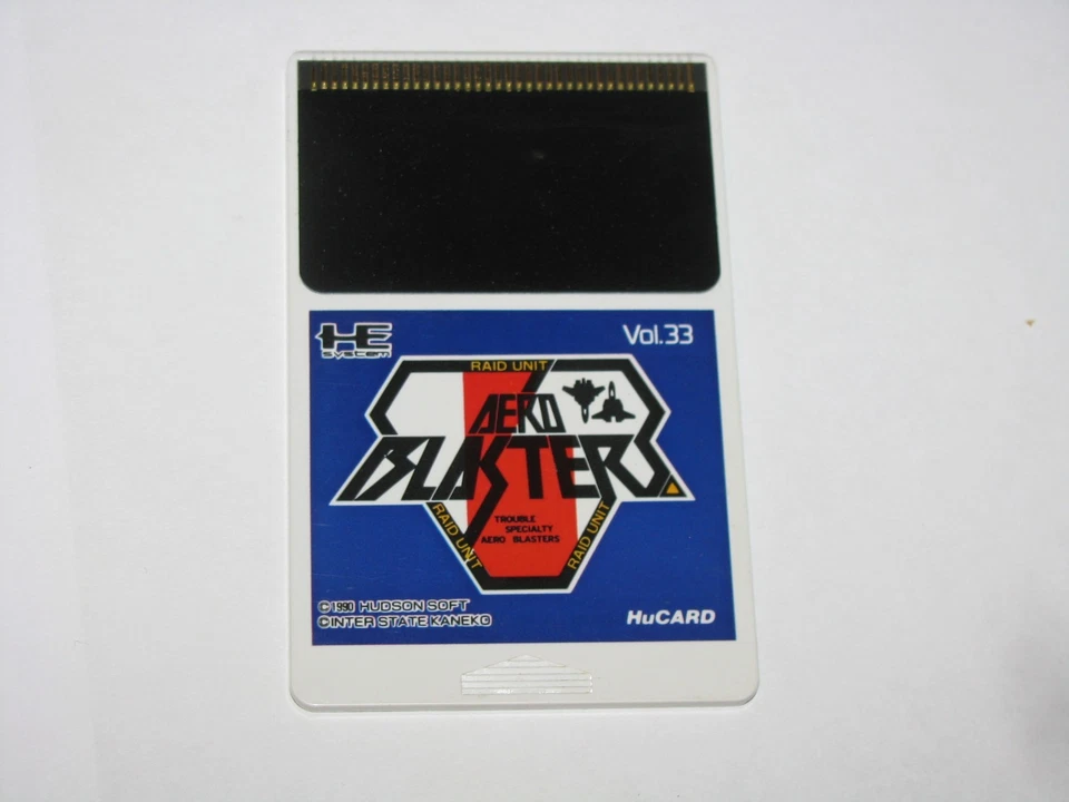 Aero Blasters PC Engine HuCard Japan import US Seller - Image 3 of 4