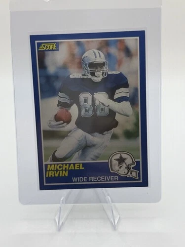 1989 Score - Michael Irvin #18 (RC)