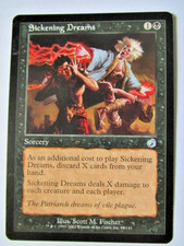 MTG Sickening Dreams Torment Light Play!!