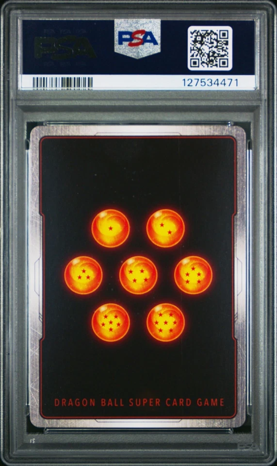 Dragon Ball Super 2018 Cross Worlds BT3-063 SR Hyper Rush SSB Vegito PSA 10 - Image 2 of 2