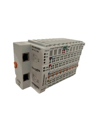 Kollmorgen Bus Coupler AKT-ECT-000 EtherCAT With 9 Terminals (Read Description)