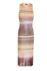 MISSONI Space -dyed Metallic Knitted  Dress Size 10 (42) GENUINE RRP £1320 #T9
