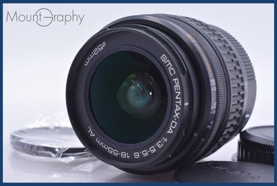 【EXC】 PENTAX SMC PENTAX-DA 18-55mm F3.5-5.6 AL w/cap&Filter FromJapan #yk7058