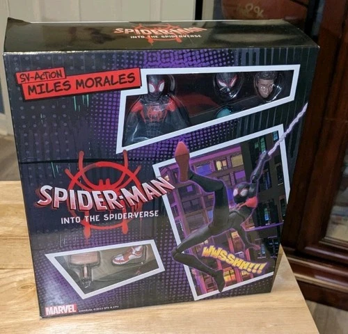 Spider-Man Miles Morales Into the Spider-Verse Sentinel Action Figure  MIB