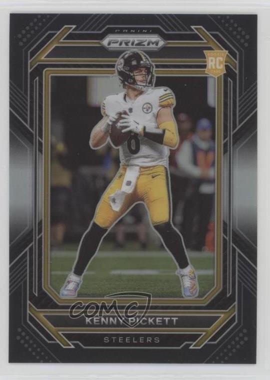 2022 Panini Chronicles Prizm Black Silver Kenny Pickett #PB-6 1c3k