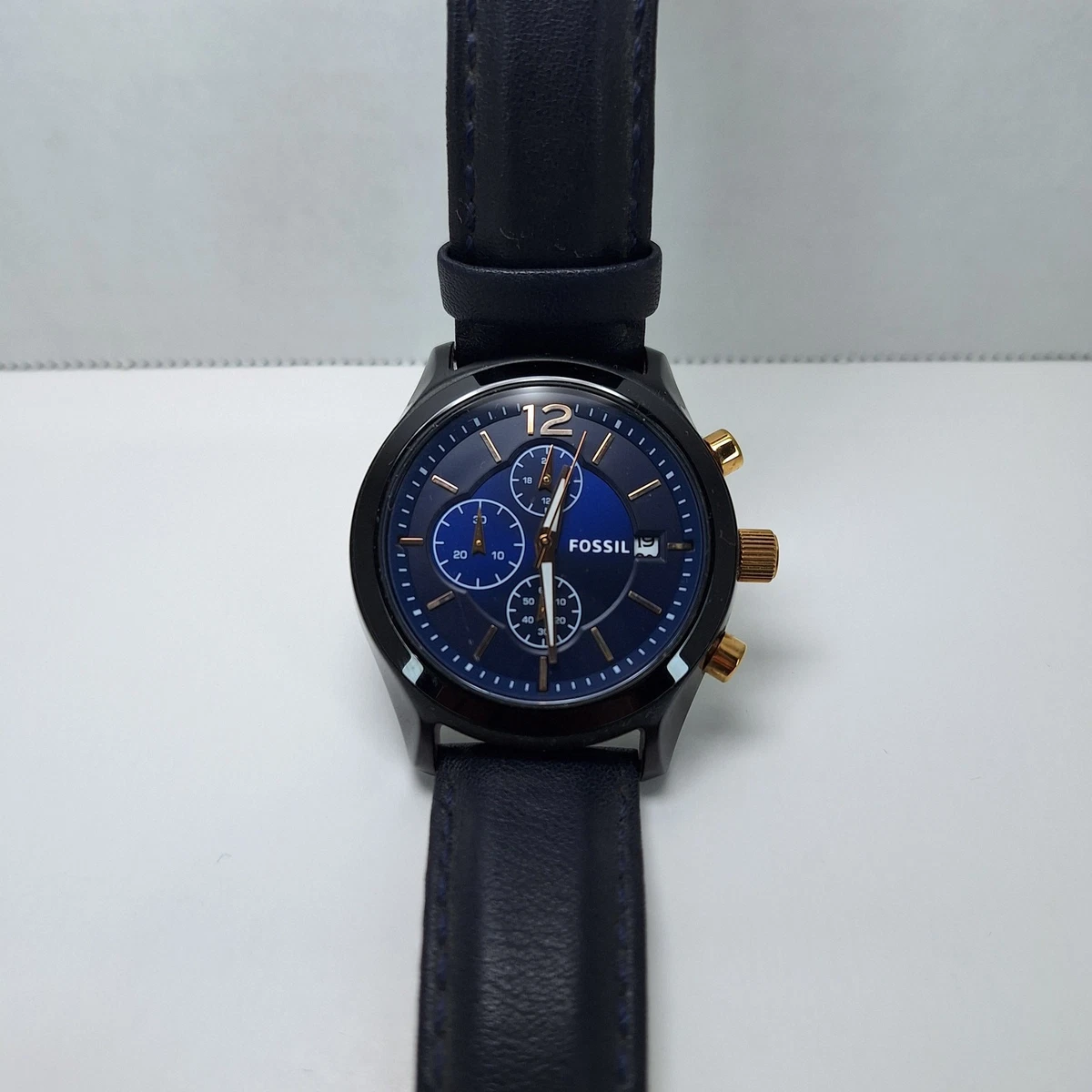 Fossil Blue Leather Wristwatches for sale | eBay