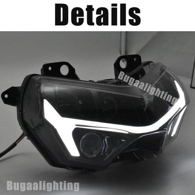 ZIMA LEDライト LED Headlight w/DRL Hi/Low Beam for Kawasaki Z650 Z400 Z900 ABS SE