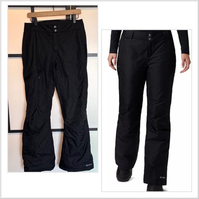 Columbia Pants Women MED Black Insulated Omni-Heat Ski Snow Waterproof Bugaboo