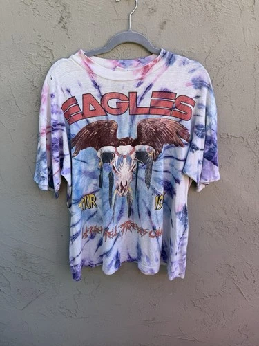 RARE Vintage Eagles Hell Freezes Over Tour Tee XL Trashed Di Vintage vintage concert t-shirt, vintage, size XL, single stitch, B+ condition