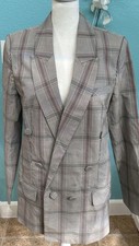 NWTs  94 CABI Sleuth DoubleBreasted Blazer Cranberry Crush 5470 Size 8