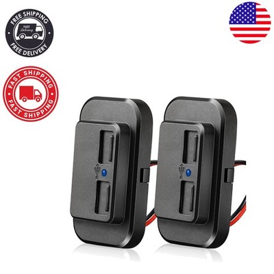 Automotive USB Panel Mount - 2-Pack 3.1A Quick Charge for Cars, RVs, Boats