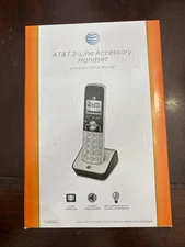 AT&T TL88002 Additional Cordless Handset, Silver/Black, Requires an AT&T TL88102
