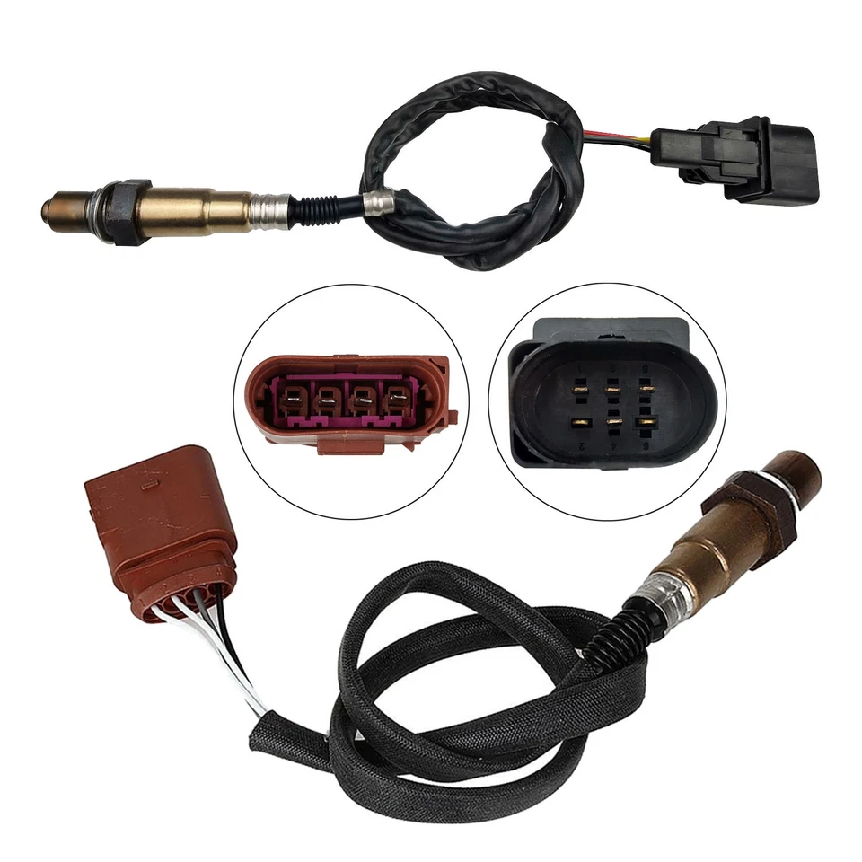 Sensor de oxígeno Maxfavor 2 piezas aguas arriba y aguas abajo O2 para Audi TT Quattro 2003-2006 1,8 L Foto 2 de 4