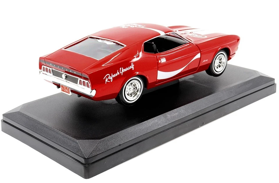 MOTOR CITY CLASSICS, FORD Mustang Sportsroof 1971 Coca-Cola, 1/24,  MCITY424071 - Immagine 2 di 4